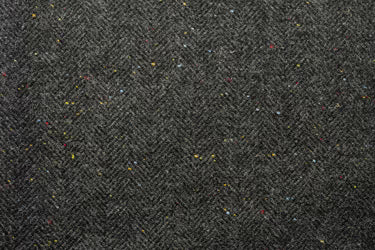 Women's Smoke Herringbone Tweed Bodywarmer With Moleskin Trims