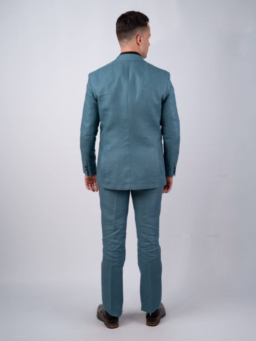 Irish Linen Seafoam Three Piece Suit