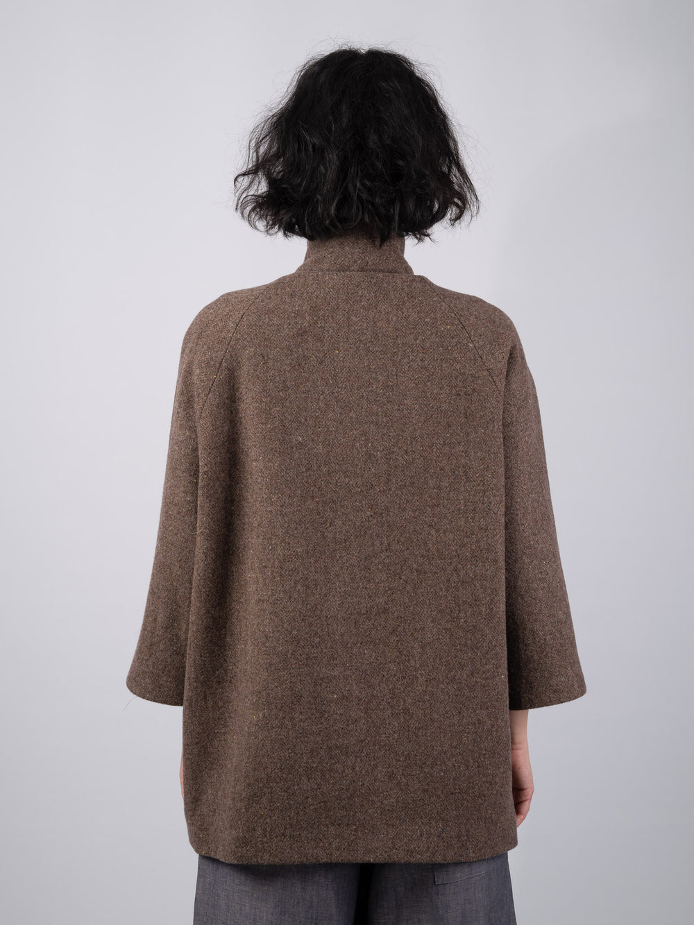 Women’s Fawn Tweed Cape Coat