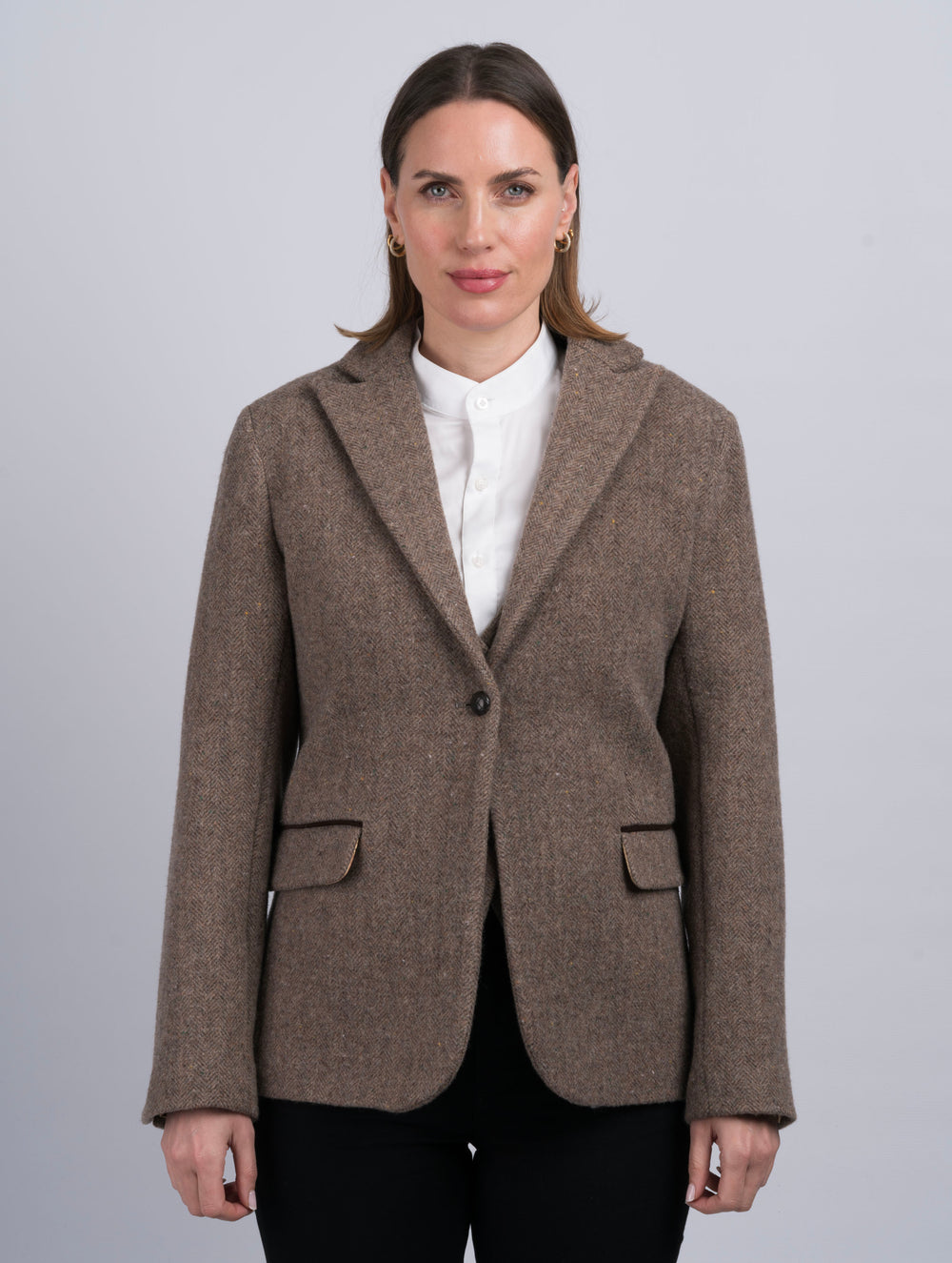 Women's Fawn Tweed Jacket & Blazer