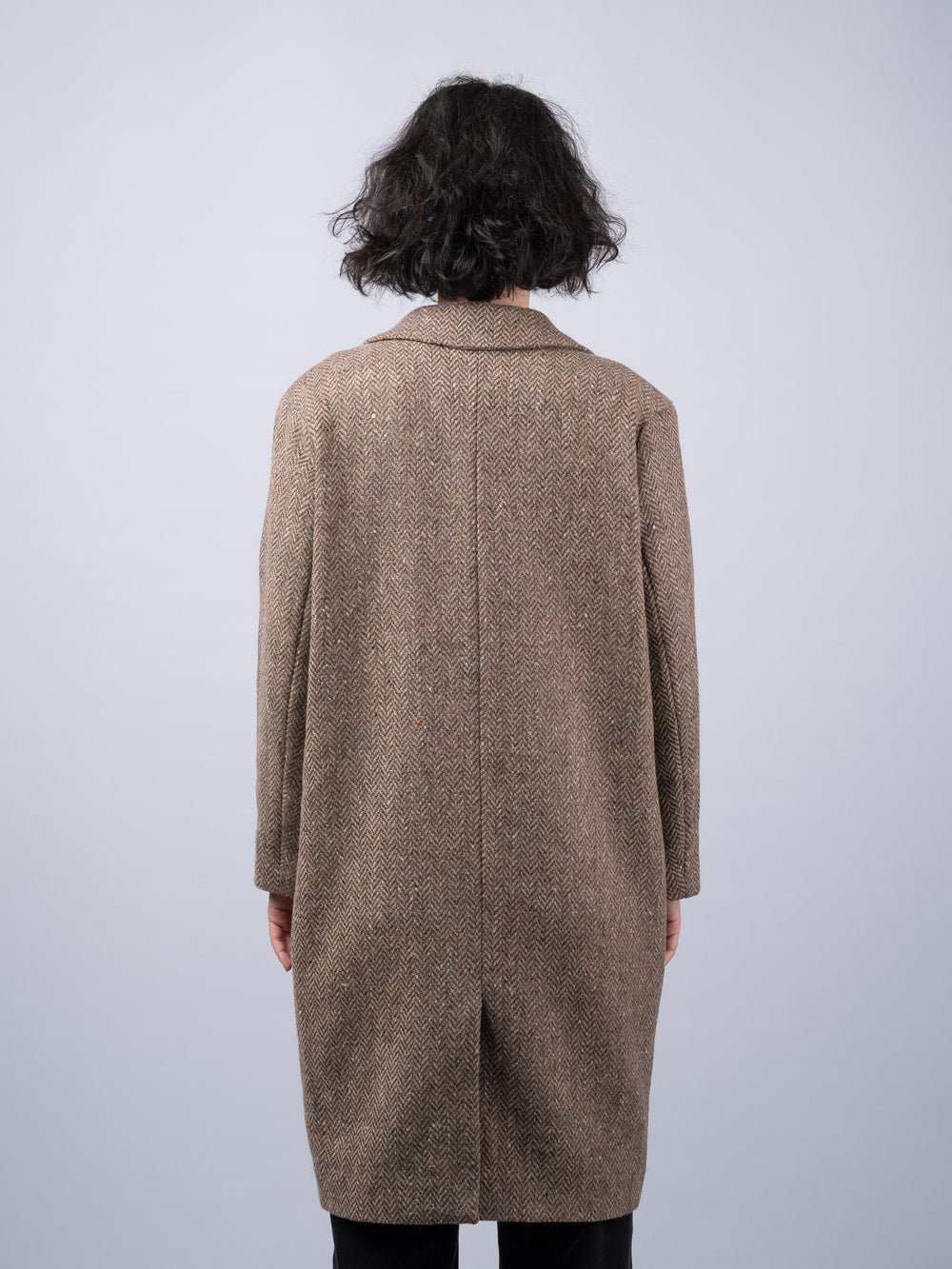 Women's Oak Herringbone Tweed City Coat — Available to Preorder Now