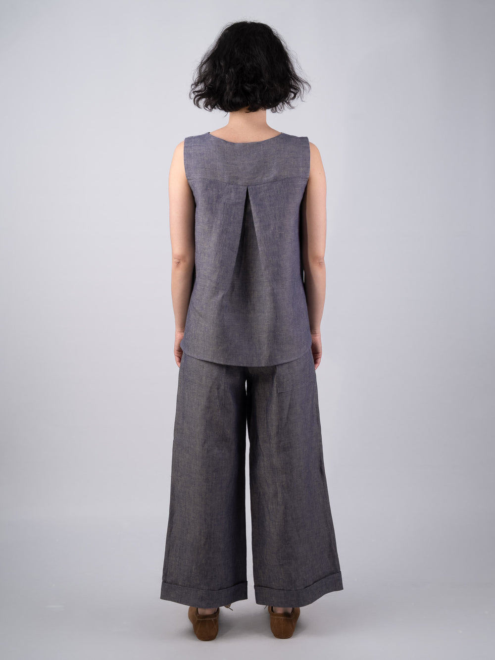 Women's Linen Denim Trousers & Pants