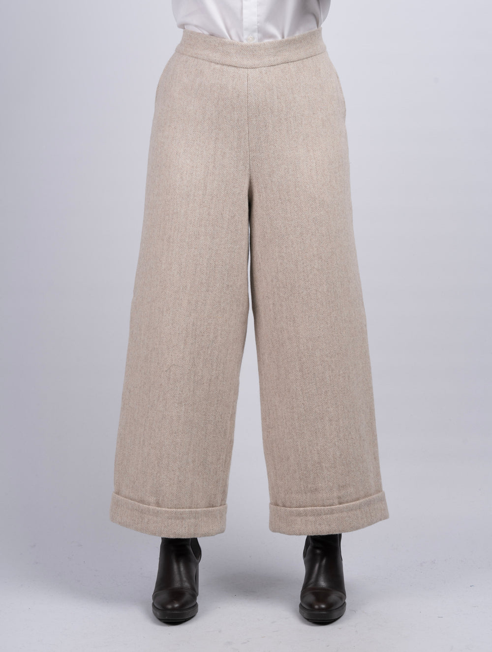 Women's Tweed Alpaca Trousers & Pants