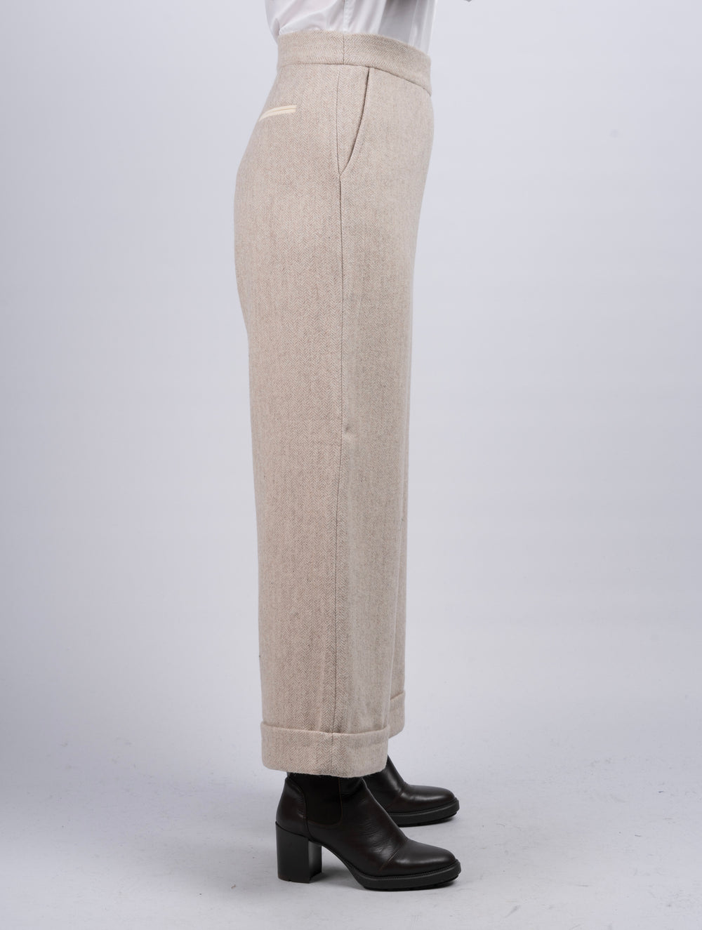 Women's Tweed Alpaca Trousers & Pants
