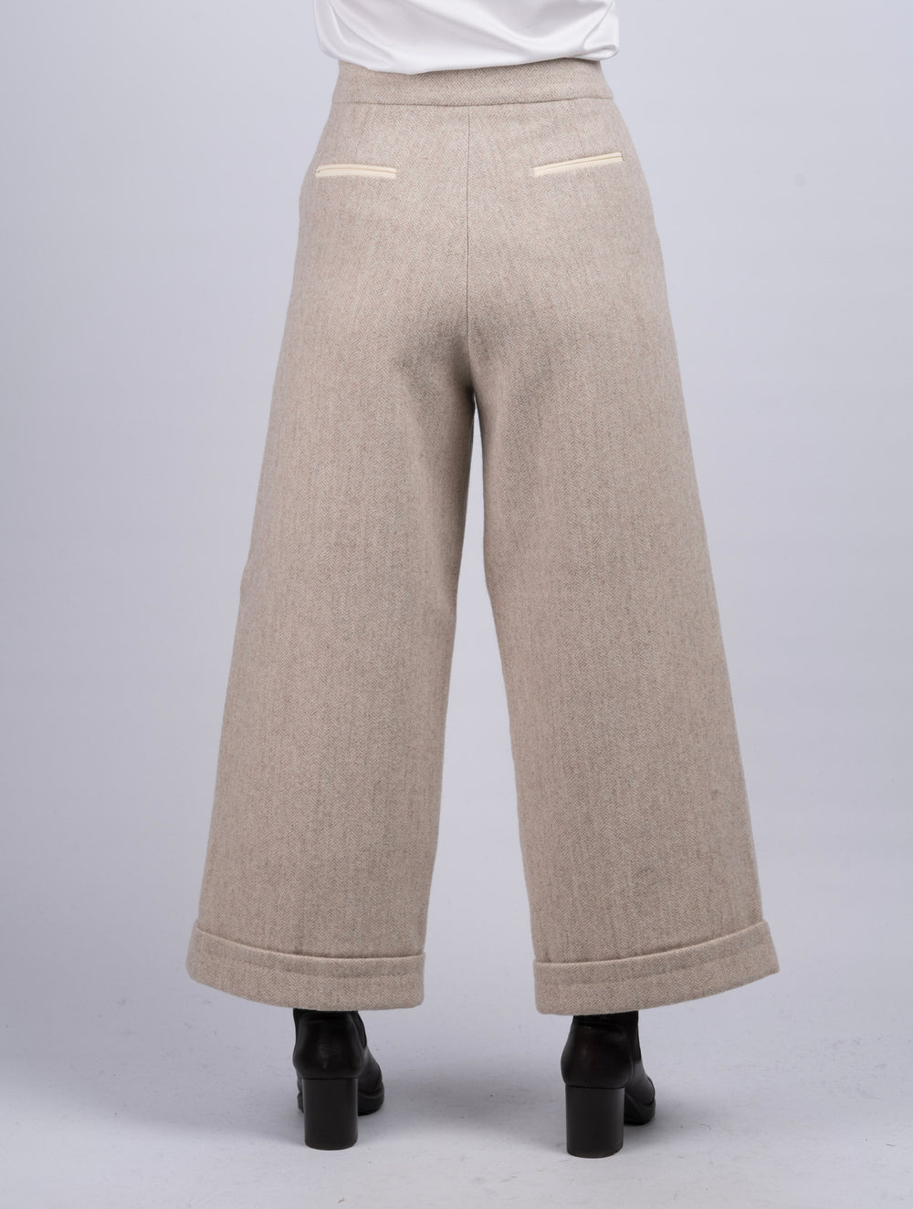 Women's Tweed Alpaca Trousers & Pants