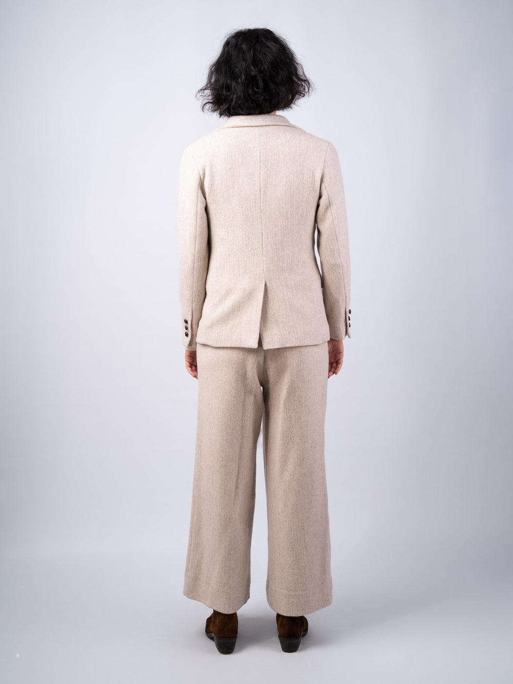 Women's Tweed Alpaca  Long Trousers & Pants
