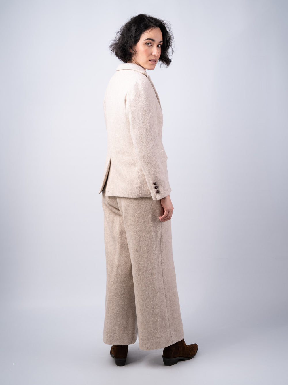 Women's Tweed Alpaca  Long Trousers & Pants