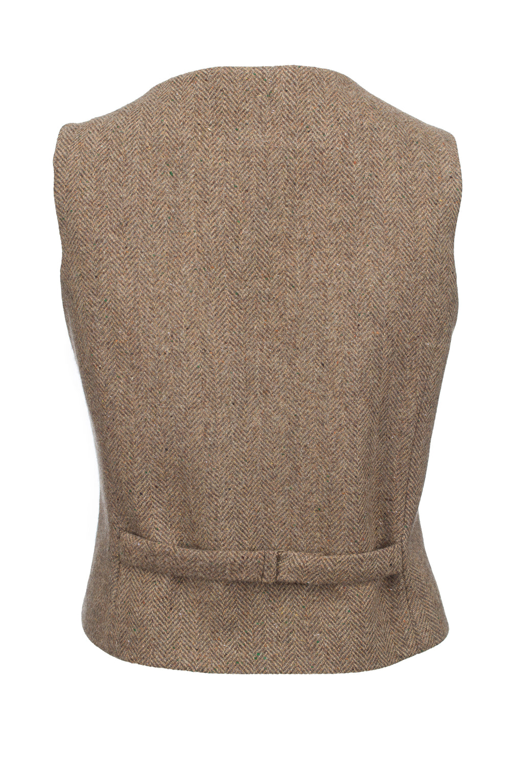 Women's Fawn Tweed Waistcoat