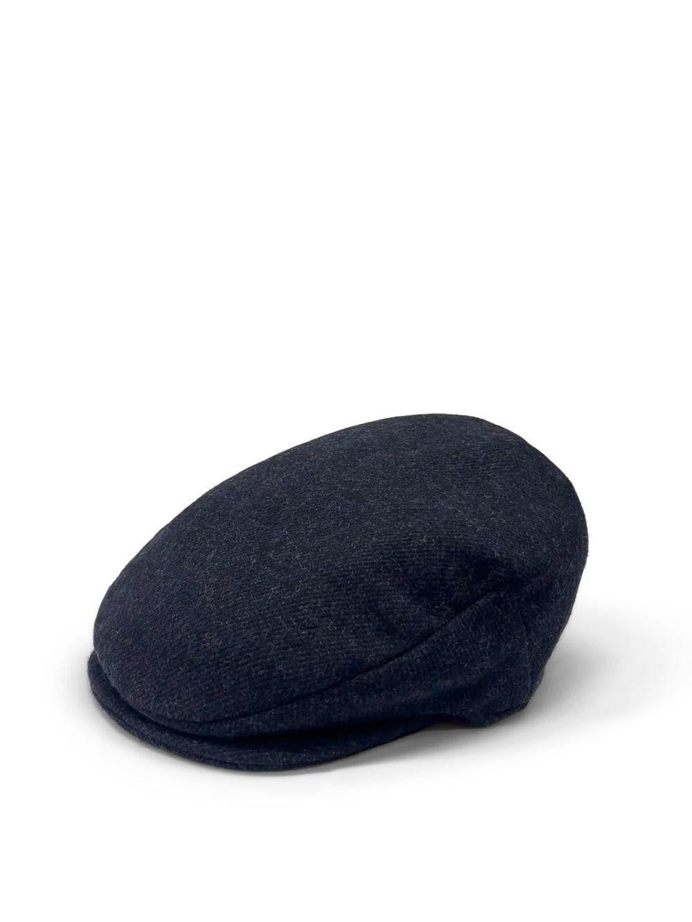 Navy Twill Tweed Vintage Cap