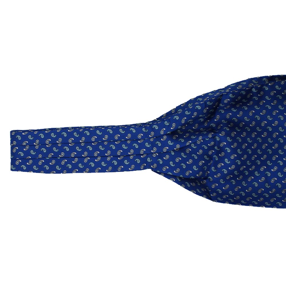 Navy Blue Paisley design