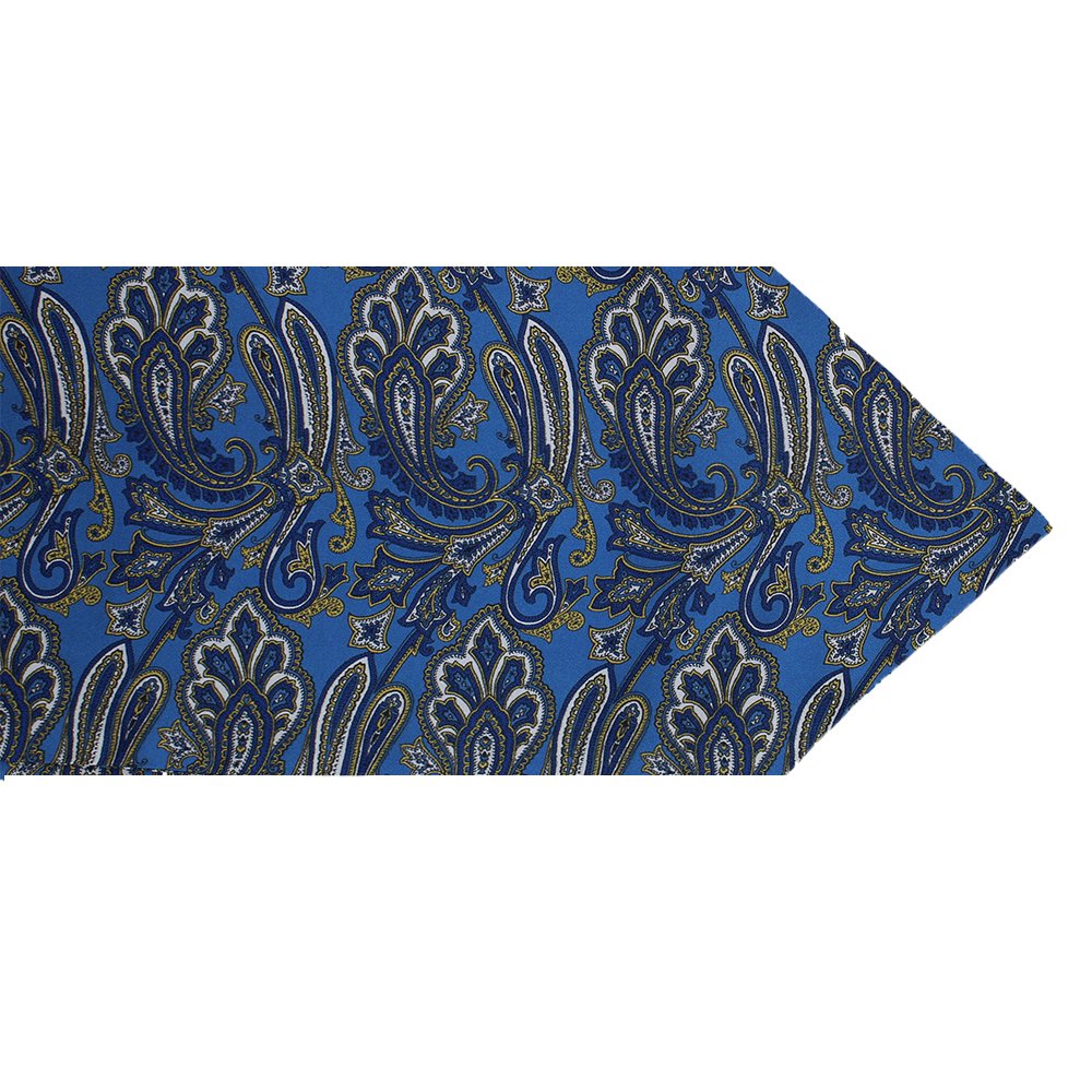 Medium  blue Cravat With Paisley Design