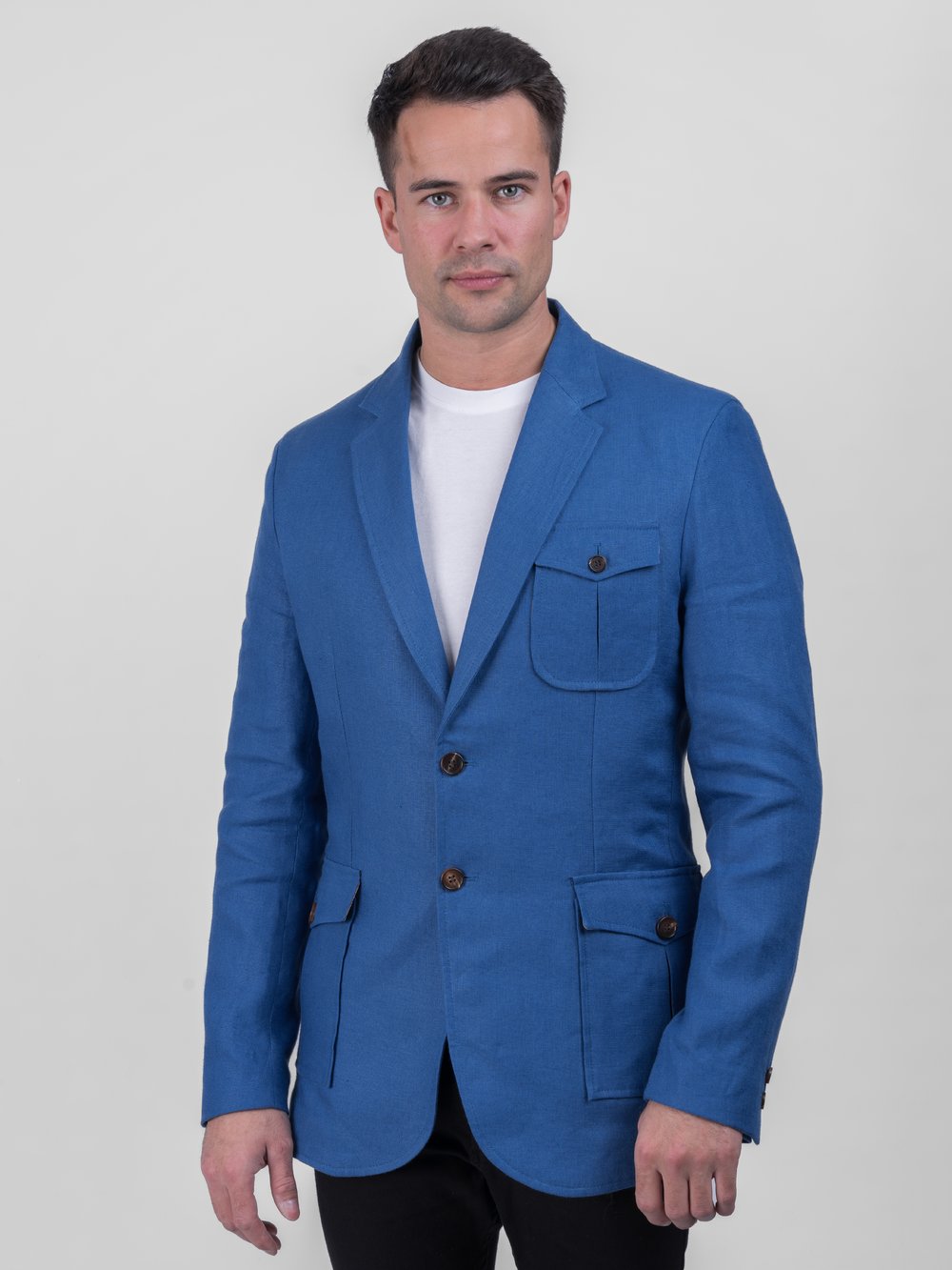 Irish Linen Safari Style Jacket