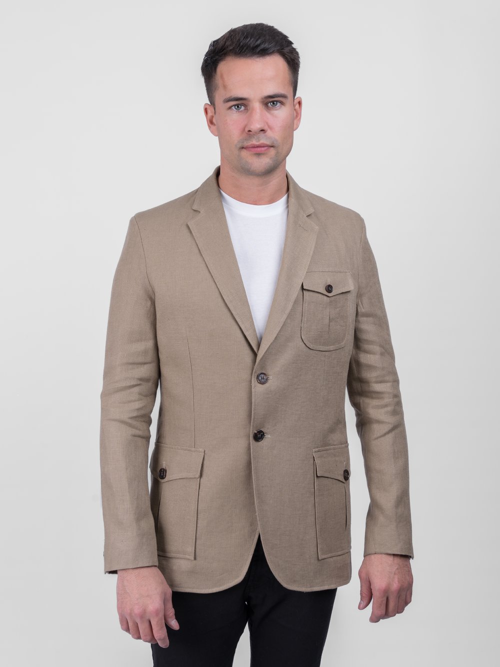 Irish Linen Safari Style Jacket or Blazer
