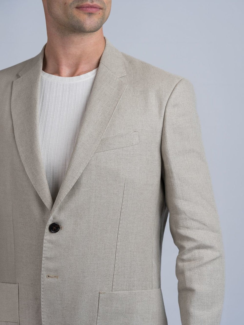 Blazer et veste en lin irlandais naturel