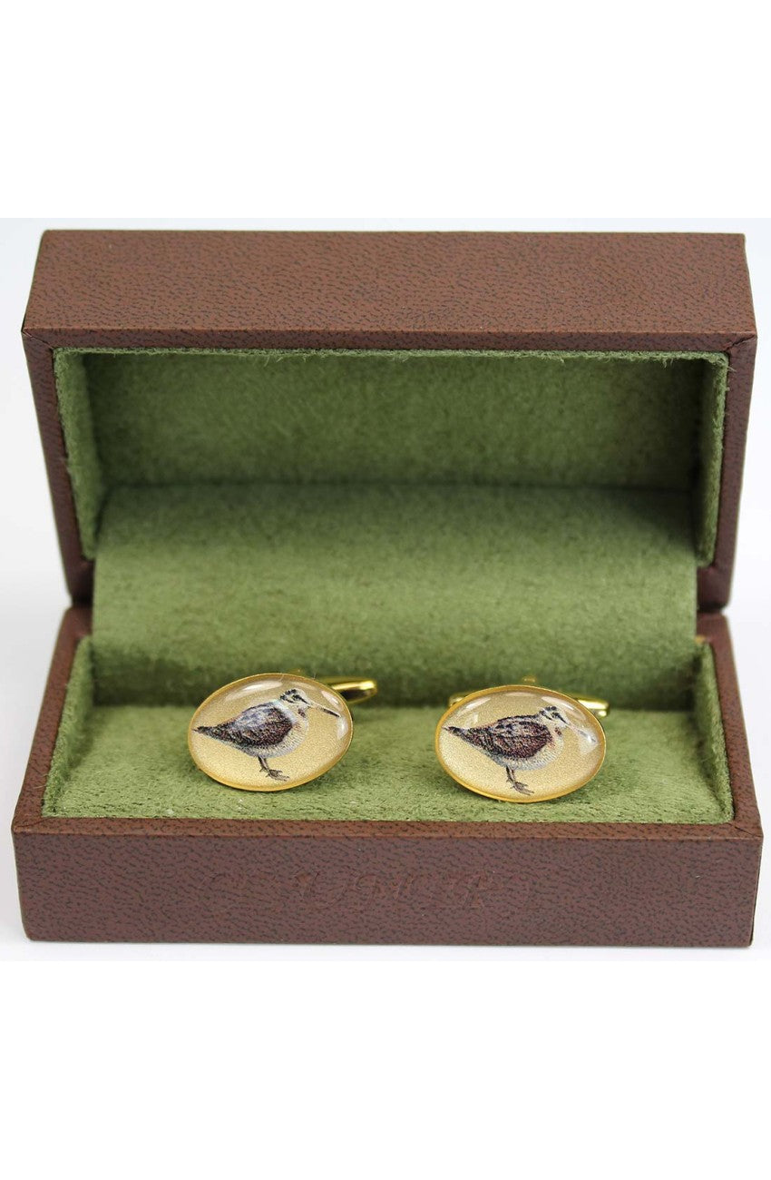 Gold Woodcock Cufflinks
